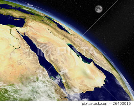 Arabian peninsula from space 26400016
