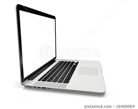 Laptop with white screen Laptop with white screen 26400064