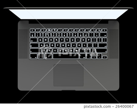 Laptop with white screen Laptop with white screen 26400067