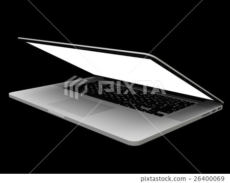 Laptop with white screen Laptop with white screen 26400069
