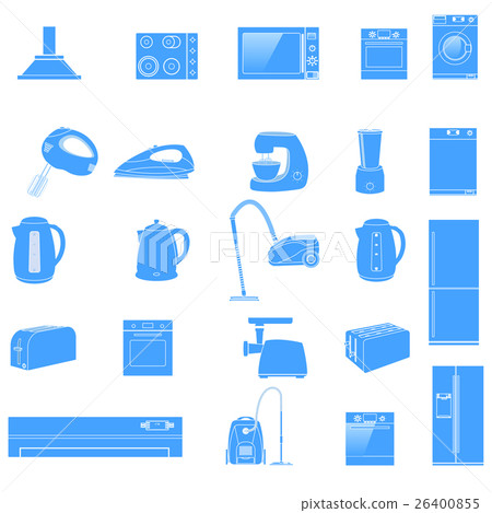 Household icon. Home Appliances icon. Household icon. Home Appliances icon. 26400855