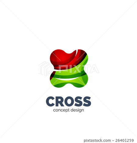 Modern abstract futuristic logo Modern abstract futuristic logo 26401259