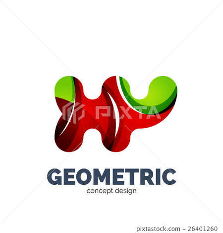 Modern abstract futuristic logo Modern abstract futuristic logo 26401260