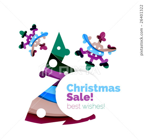 Christmas and New Year sale banner 26401322