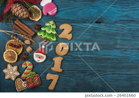 Gingerbreads for new 2017 years 26401660
