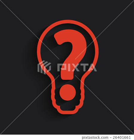 question mark bulb 26401661