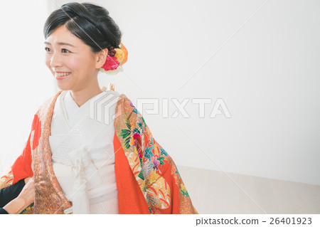 colorful wedding kimono, fitting, japanese clothing 26401923