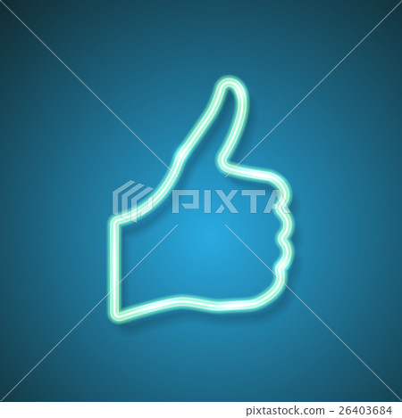 neon like sign 26403684