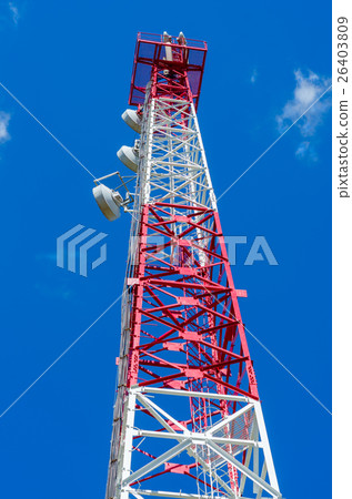 Communications Tower close-up Communications Tower close-up 26403809
