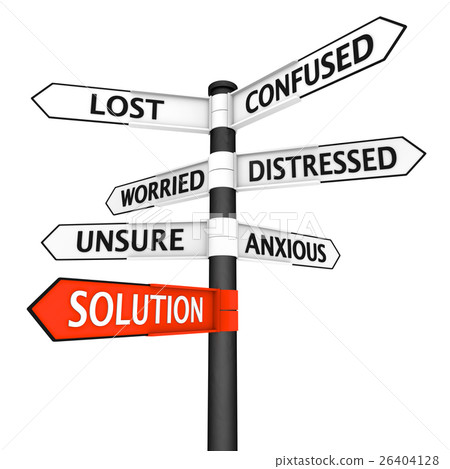 Crossroads sign with solution Crossroads sign with solution 26404128