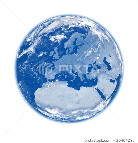Europe on blue Earth - Stock Illustration [26404253] - PIXTA