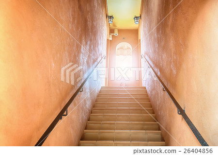 stairs going up to the light 26404856