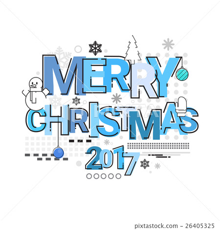 Merry Christmas Happy New Year Simple Line Sketch Merry Christmas Happy New Year Simple Line Sketch 26405325