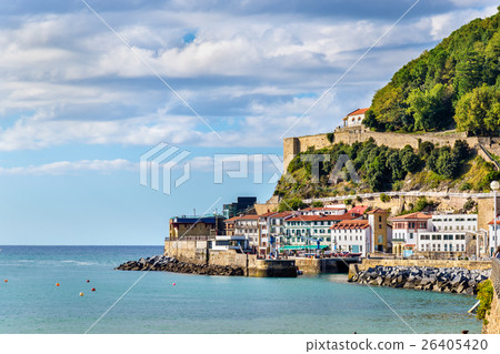 Houses on the seaside of San Sebastian - Spain 26405420
