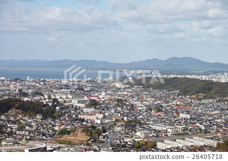 松江市鳥瞰南部 26405718