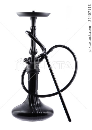 Modern hookah isolated on white background Modern hookah isolated on white background 26407118