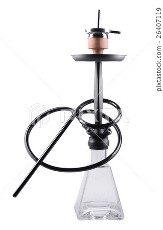 Modern hookah isolated on white background 26407119