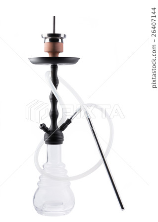 Modern hookah isolated on white background 26407144