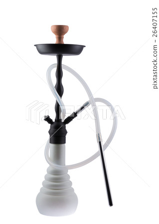 Modern hookah isolated on white background Modern hookah isolated on white background 26407155