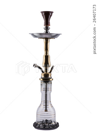 Classic hookah isolated 26407173
