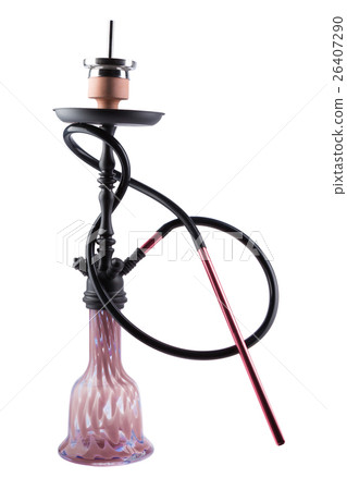 Modern hookah isolated on white background Modern hookah isolated on white background 26407290