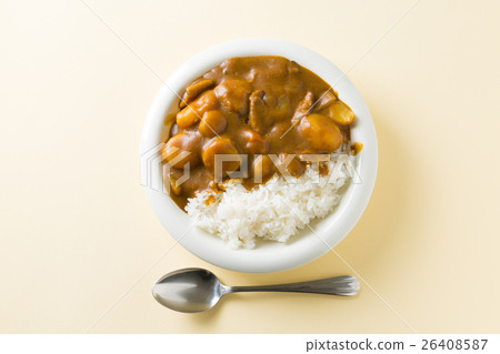 咖哩飯黃色背面 咖哩飯黃色背面 26408587