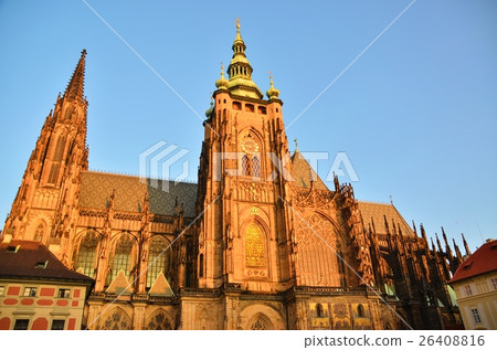 早晨煥發的聖Vitus大教堂 26408816