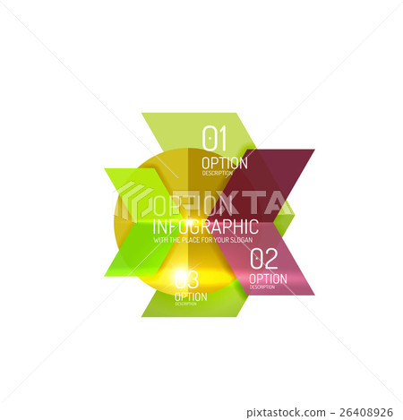 Abstract background, geometric infographic option Abstract background, geometric infographic option 26408926