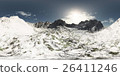 panorama of mountains. made with the 360 degree 26411246