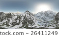 panorama of mountains. made with the 360 degree 26411249