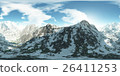 panorama of mountains. made with the 360 degree 26411253