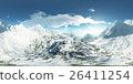 panorama of mountains. made with the 360 degree 26411254
