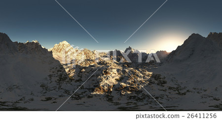 panorama of mountains. made with the 360 degree panorama of mountains. made with the 360 degree 26411256