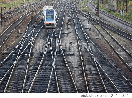 train on the rail routes 26411805