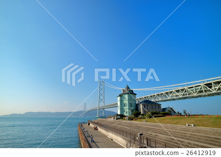 早上明石海峽大橋和孫中山紀念館 26412919