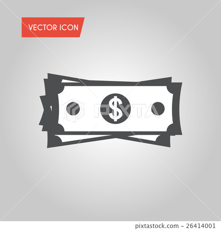 Vector money Icon. Vector illustration 26414001
