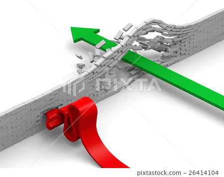 Giving up or breaking through 26414104