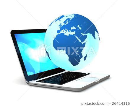 Internet on laptop Internet on laptop 26414316