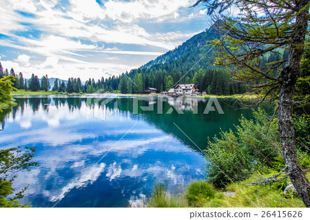 The lake Nambino in the Alps, Trentino, Italy 26415626