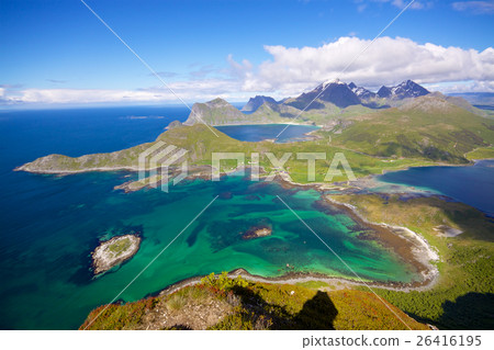 Aerial view of Lofoten Aerial view of Lofoten 26416195