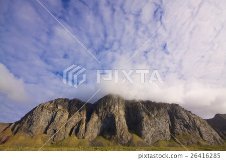 Clouds over cliffs 26416285