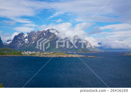 Cloudy Lofoten islands Cloudy Lofoten islands 26416289