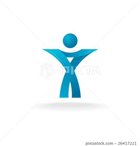 Man stylized logo Man stylized logo 26417221