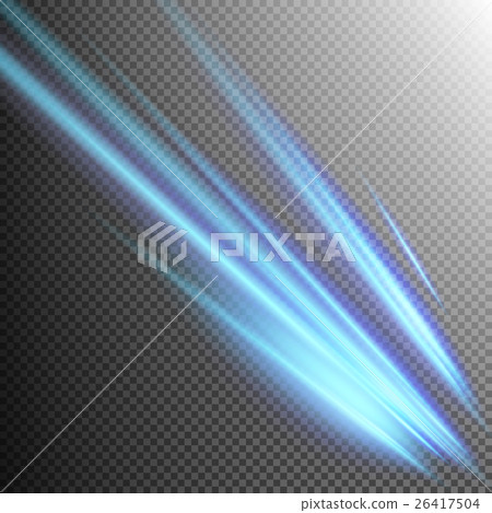 Blue Meteor or Comet. EPS 10 26417504