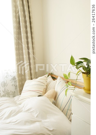 Dazzling refreshing bed in the morning 26417636