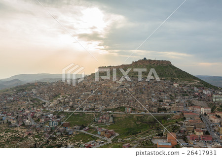 Turkish panoramic view of Mardin's old town 26417931