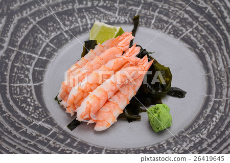 Japanese cuisine. Sushi. Shrimp sashimi 26419645