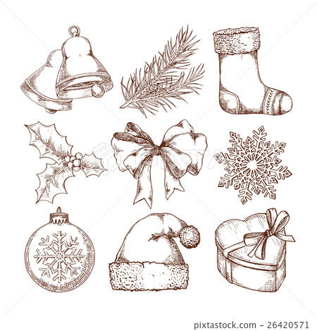 Christmas icons set Christmas icons set 26420571