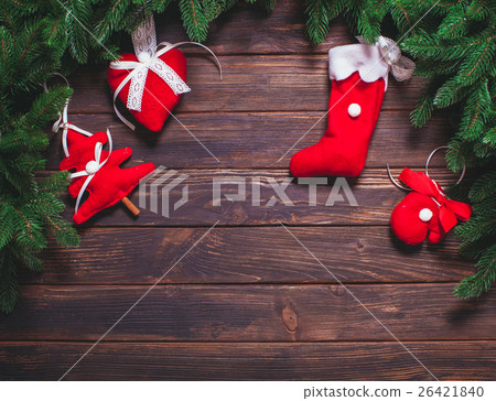 Red felt toys 26421840