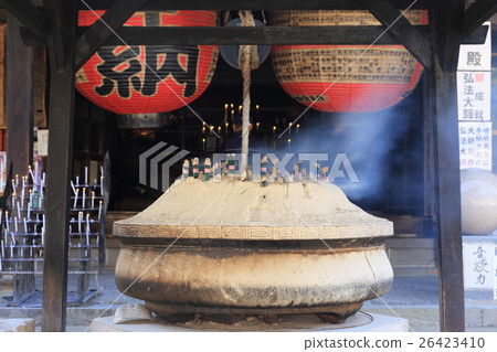 Shikoku Buddha 51st Buddhist temple "Ishida-ji" main hall, tea ceremony and swimming pool 26423410